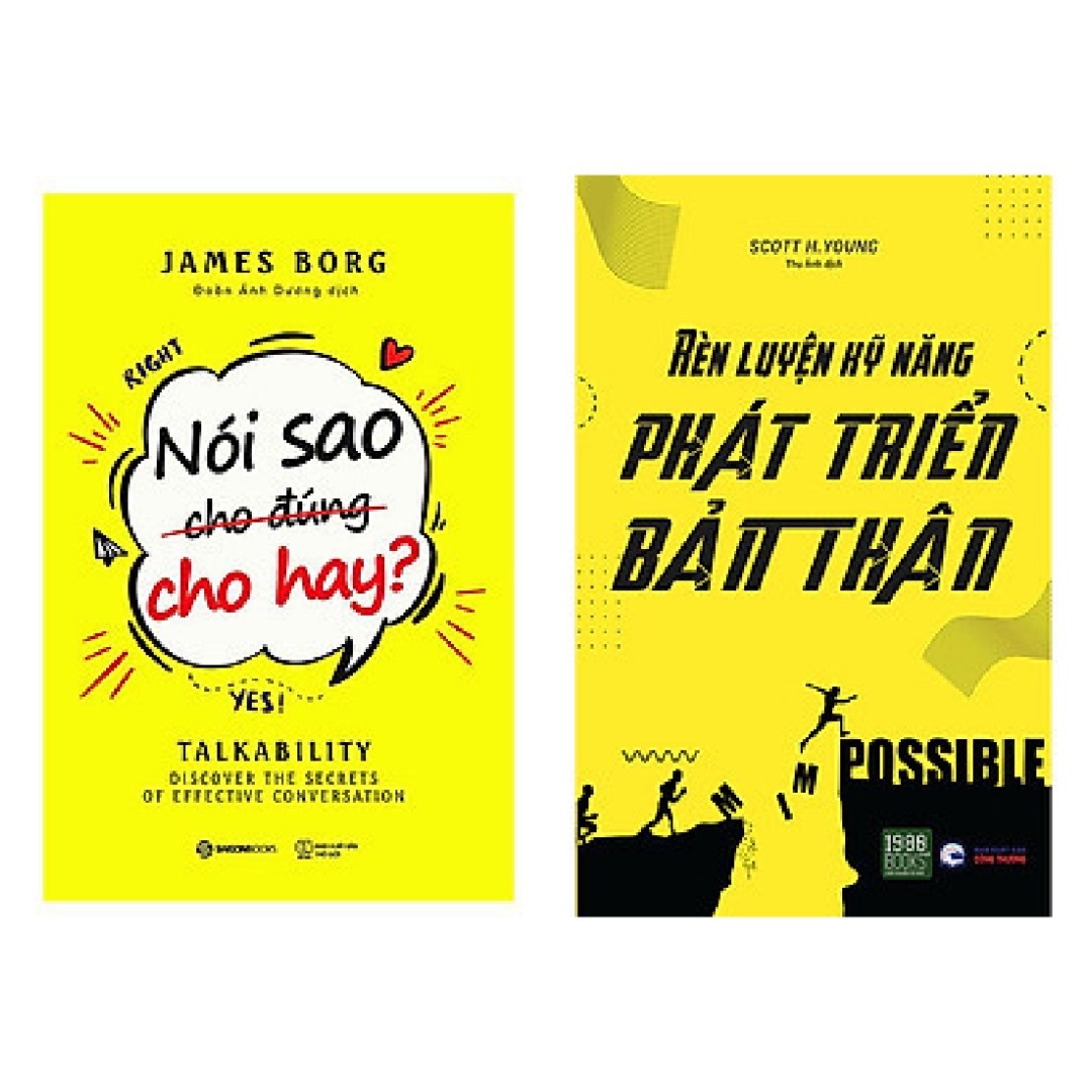Combo sách phát triển bản thân: Nói Sao Cho Đúng Cho Hay + Rèn Luyện Kỹ Năng Phát Triển Bản Thân