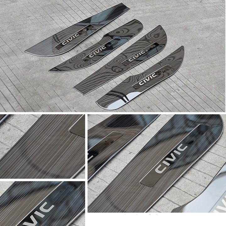 Ốp chống xước Tapli, Táp li cửa Honda Civic 2016-2019