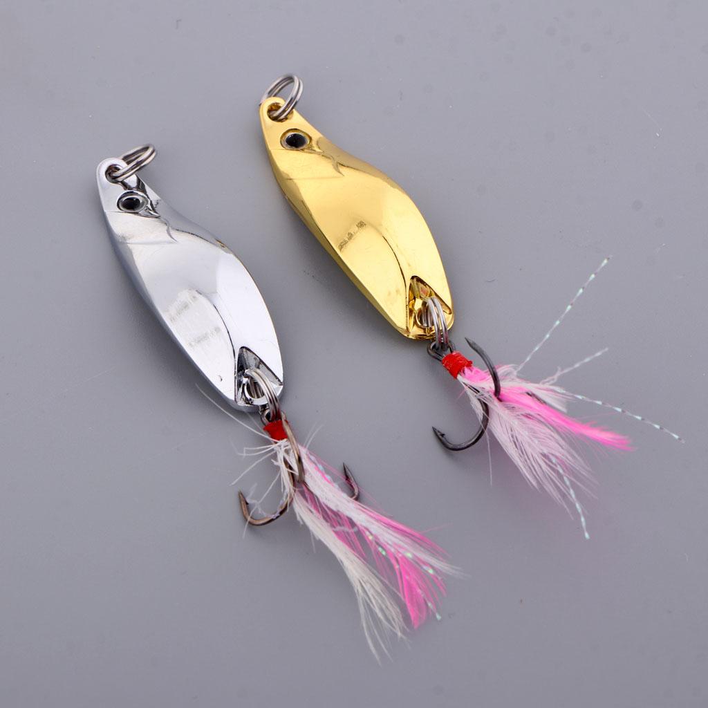 Metal Lures Spoons Fishing Lures Sequins Baits Bionic Hard Fishing Lure Hook