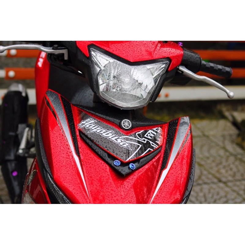 Tem rời Exciter 150 Hayabusa đỏ đen