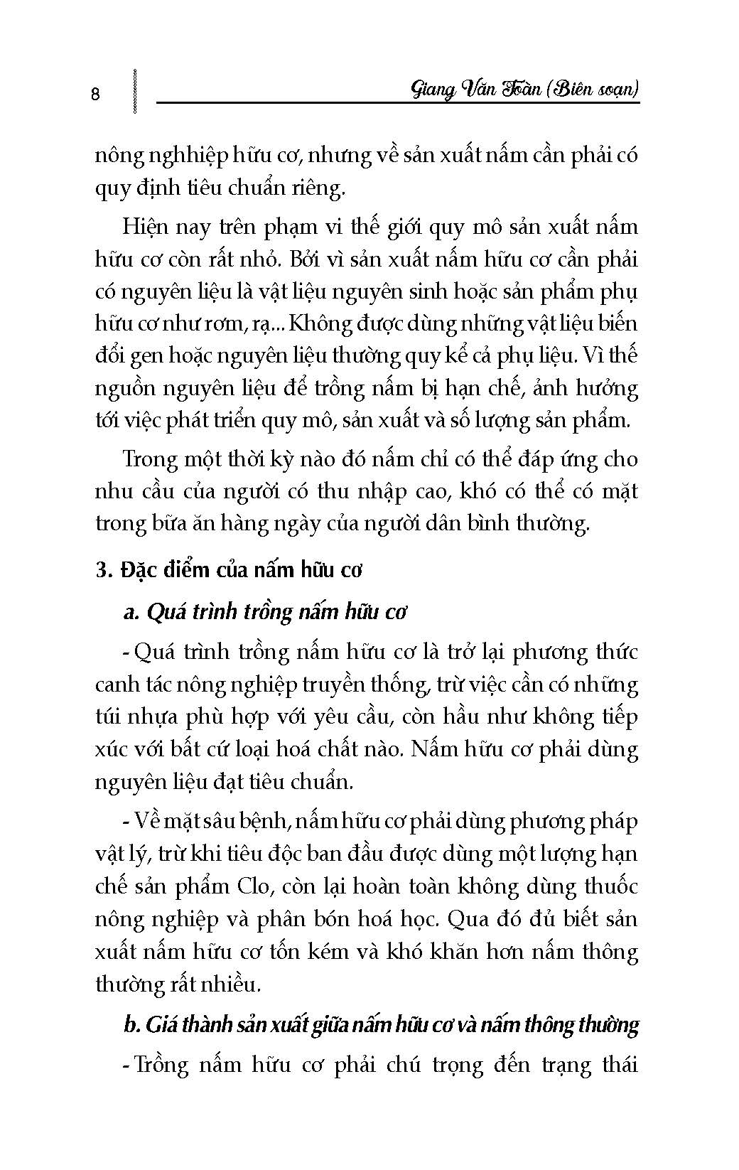 Kỹ Thuật Trồng Nấm Hữu Cơ An Toàn (Tái bản 2026)