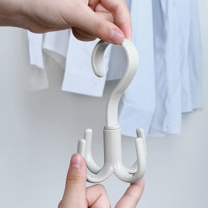 Móc chùm treo túi xách, cà vạt 4 nhánh tiện dụng