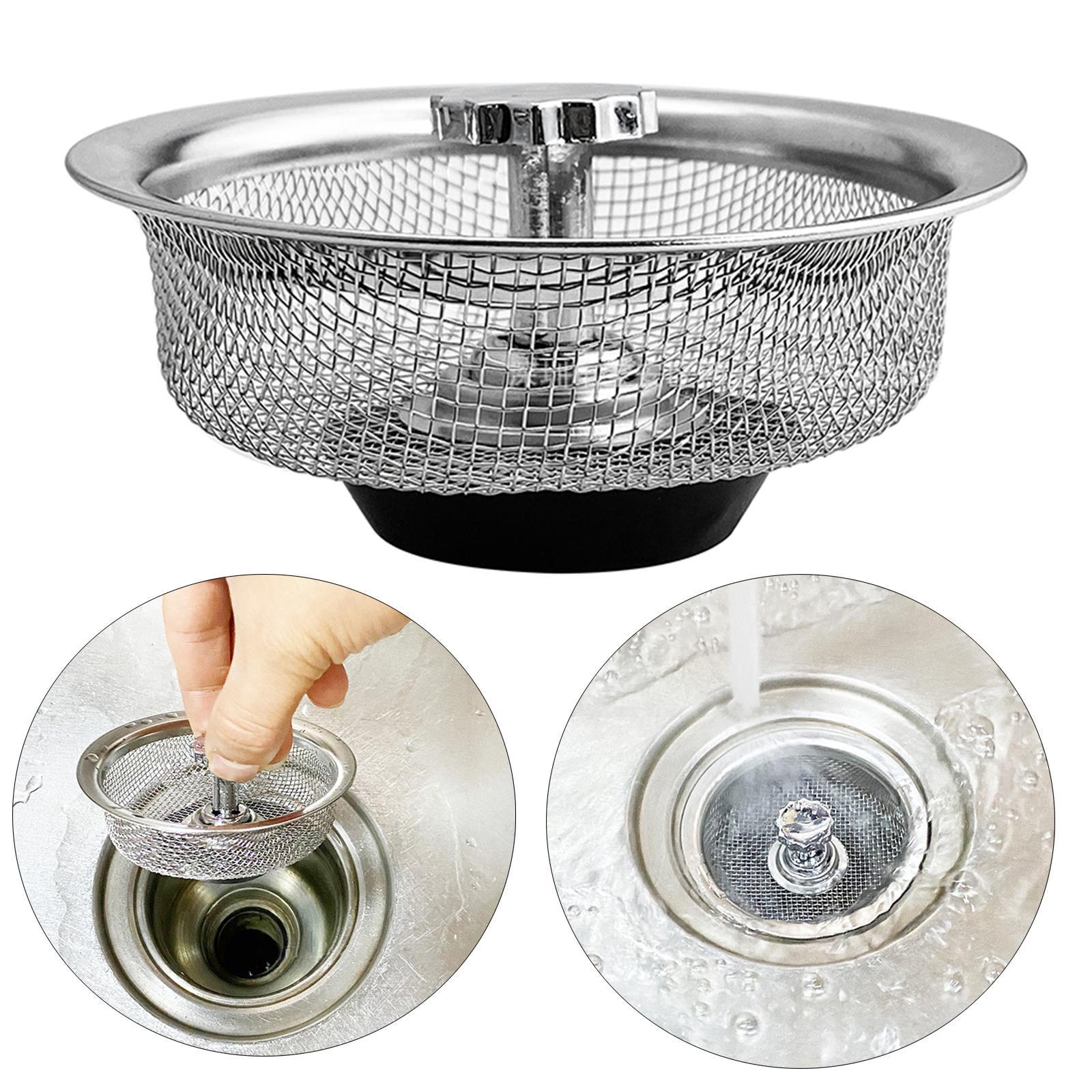 Sink Strainer Premium for Standard Drains Kitchen Bathroom Sink