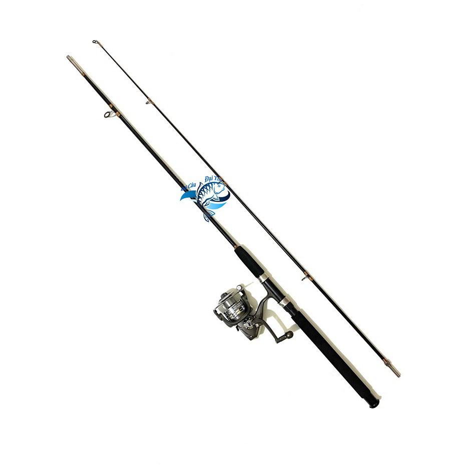 Bộ Cần 2 Khúc Đặc SHIMANO Scabard và Máy CL6000+Tặng Cước Daiwa, Cần 2 Khúc Bạo Lực