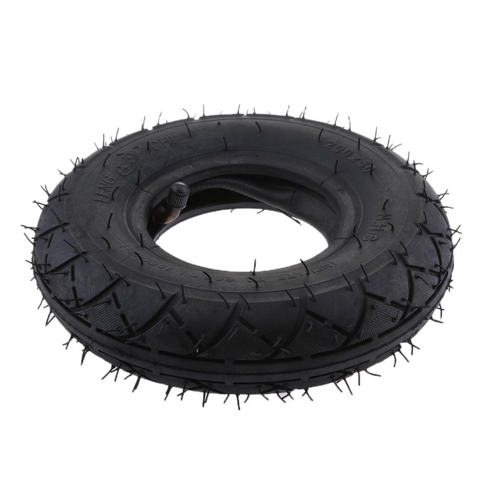 Pair 200x50 Scooter Tire & Inner Tube for Bike