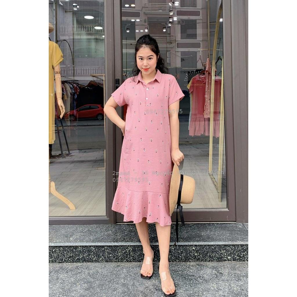VÁY BẦU XINH DÁNG CÔNG SỞ CỔ ĐỨC NHIỀU MÀU