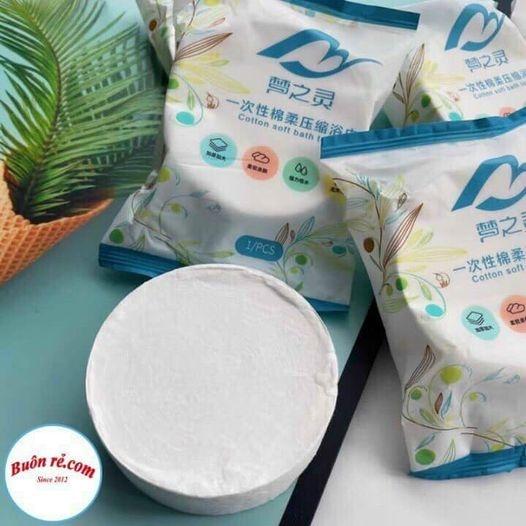 Khăn Tắm Nén Du Lịch Bằng Cotton Tiện Lợi Dùng Một Lần 70*140 cm Siêu Hot