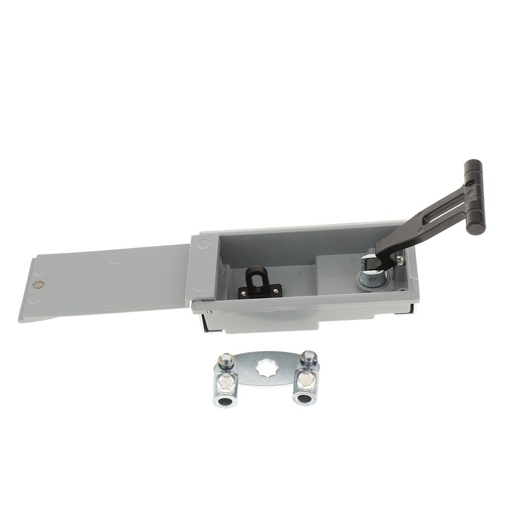 RV Trailer Truck Entry Door Electric Cabinet Flat Lock Square Latch MS850-1A