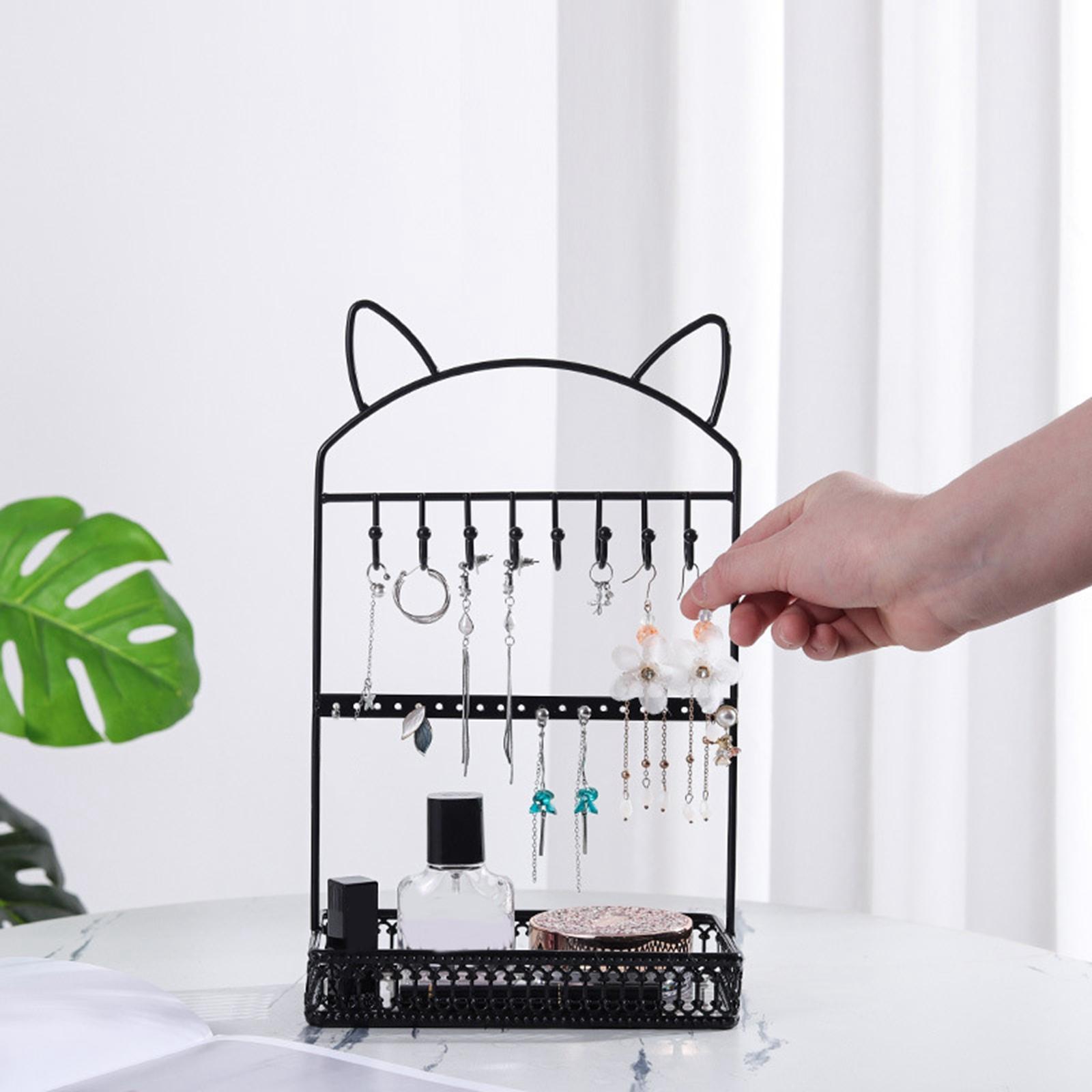 Jewelry Display Rack Holder Storage Tray Hanging Anklets   Desk