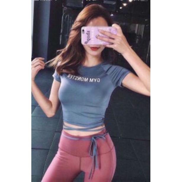 ️Có Quà Tặng️ Áo Tập Gym Yoga Dây Chéo Hàng Siêu Cấp