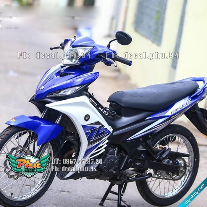 Tem rời Exciter 2011-2014 LC xanh trắng