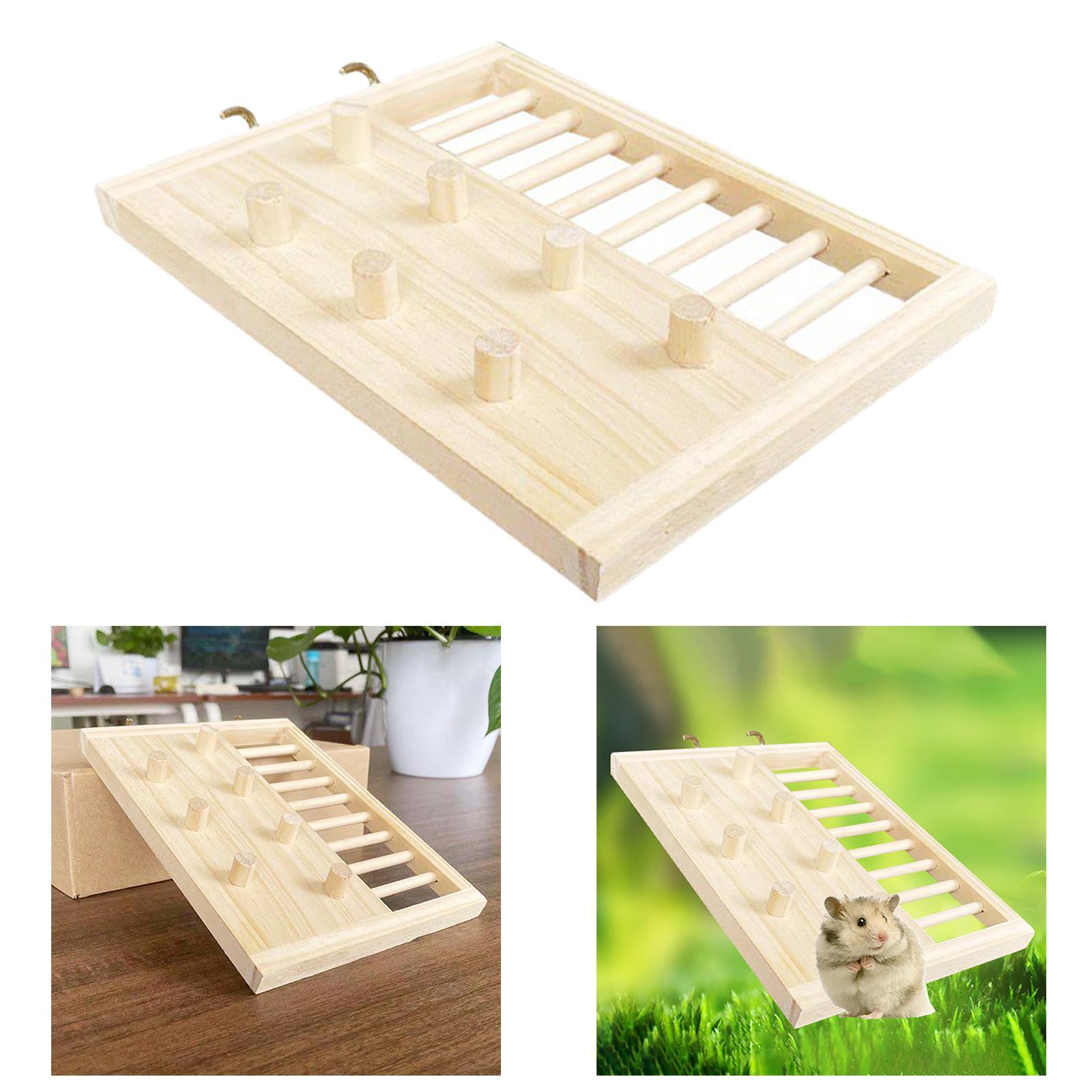 Parrot Hamster Climbing Ladder Hamster Bridge for Dwarf Hamster Mouse Gerbil