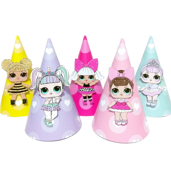 Nón sinh nhật cho bé búp bê LOL Birthday Hat tcl59