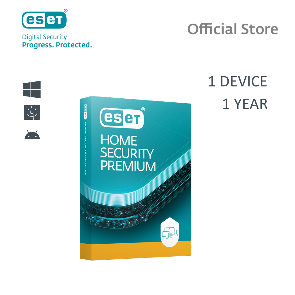 Phần mềm diệt Virus Eset Home Security Premium 1 User 1 Year - Bản quyền 1 Máy/1 Năm - Hàng Chính Hãng