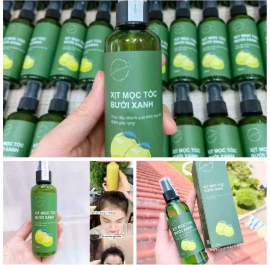 1 CHAI XỊT KÍCH THÍCH MỘC TÓC TINH DẦU BƯỞI THẢO MỘC CAO CẤP CHO MỌI NGƯỜI