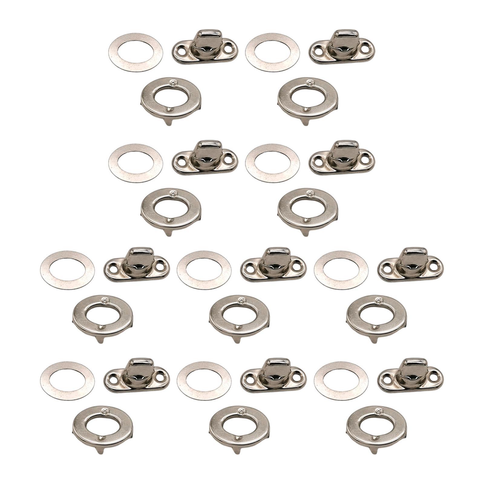 10 Pieces Rotary Button Bag Twist Lock Accessories Buckles for Jewelry Boxes