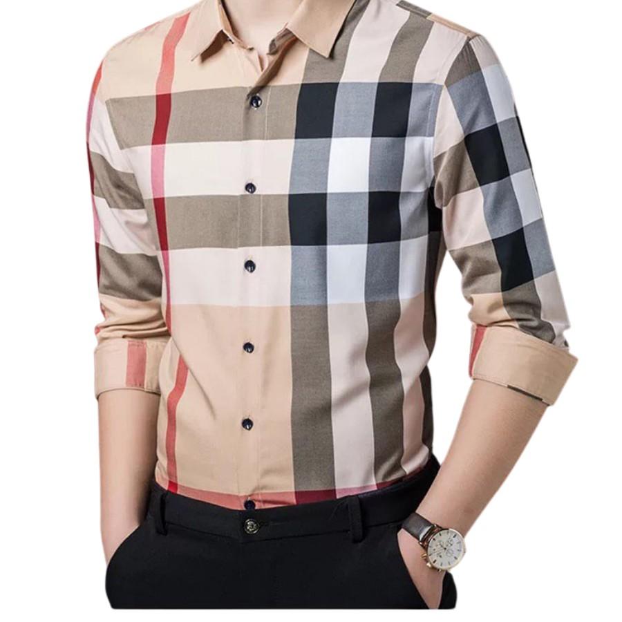Áo sơ mi kẻ sọc thời trang nam Menswear, áo sơ mi nam THỜI TRANG cao cấp phong cách nam tính với 3 màu lựa chọn