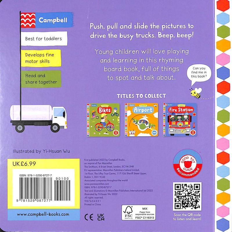 Busy Trucks (Campbell Busy Books 63)