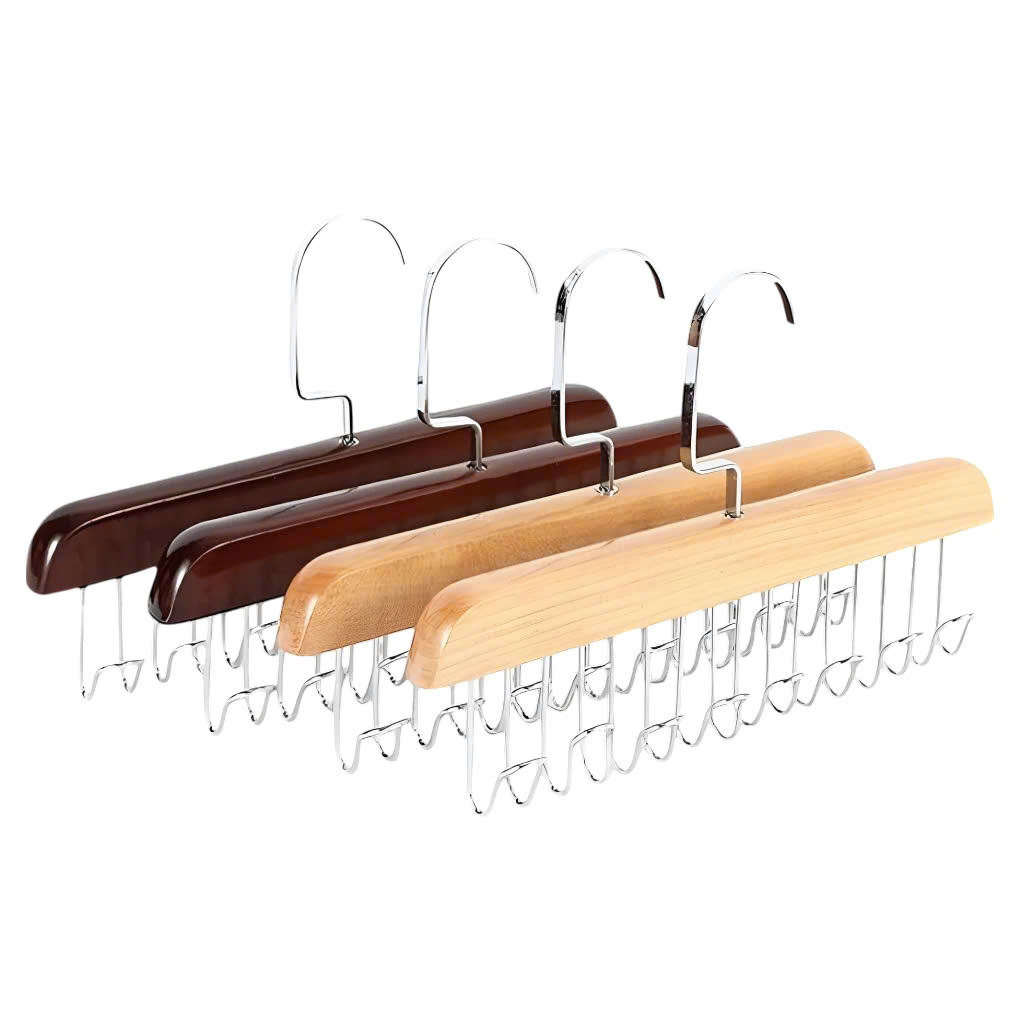 MÓC TREO GỖ treo đồ lót, thắt lưng, cà vạt, áo dây vật dụng phong cách vintage sang trọng - Hàng chính hãng