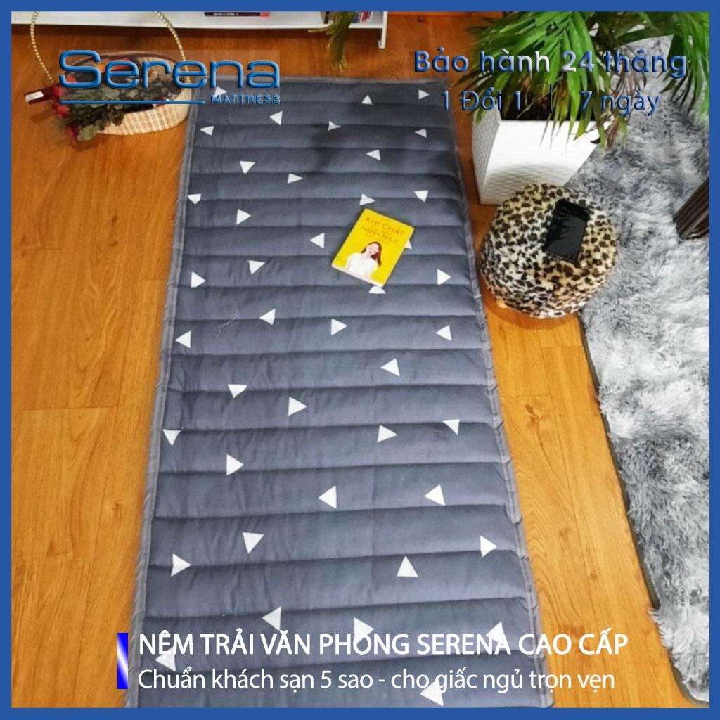 Nệm Đệm Lót Sàn Mỏng SERENA Chính Hãng Đa Năng Nệm Trải Giường Văn Phòng Gấp Gọn Tiện Lợi