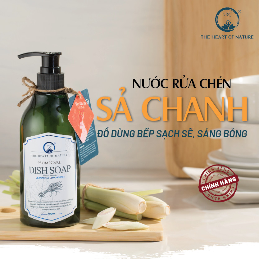 COMBO 3 Chai Nước Rửa Chén Tinh Dầu Thảo Mộc Hữu Cơ Organic PK 300ML - Hương thơm tinh dầu dịu nhẹ - Mềm mại cho da tay mẹ, an toàn cho bé.