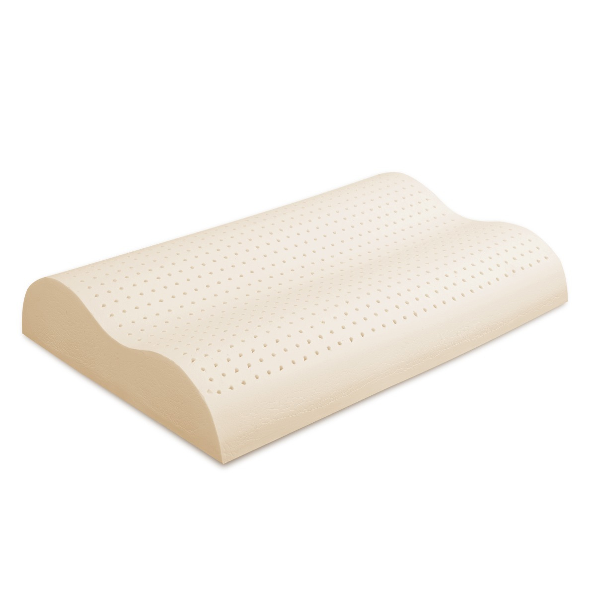 Gối Cao Su dợn sóng Liên Á Contour 100% cao su tự nhiên, thoáng mát, mềm mại