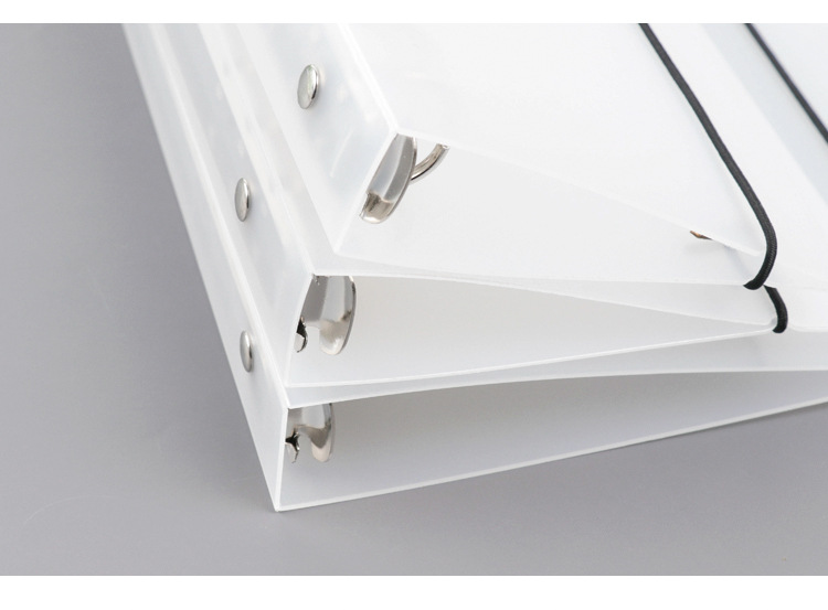 Bìa sổ còng trong suốt 9 lỗ cỡ B5 - 215x280x25mm