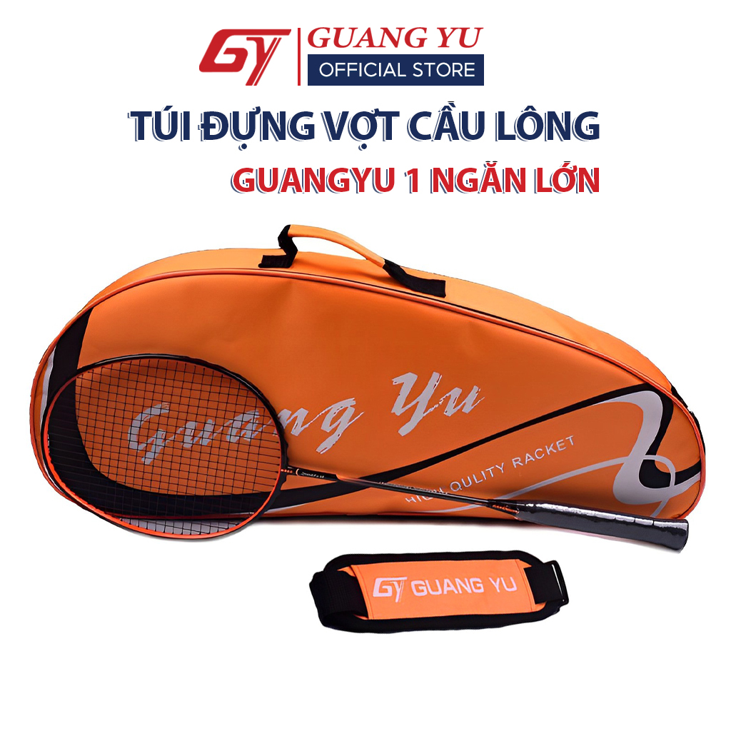 Túi Đựng Vợt Cầu Lông Guang Yu 1 Ngăn Chính Hãng Cao Cấp Sức Chứa Lớn Đựng Vợt Và Phụ Kiện Bản Limited - GY02