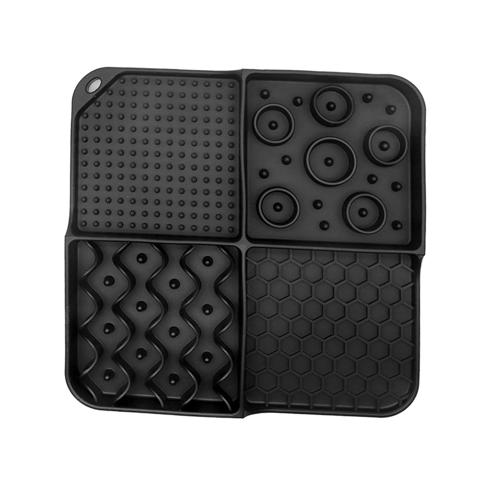 Dog Lick Pad Bite Resistant Interactive Toy Placemat Slow Feeder Licking Mat