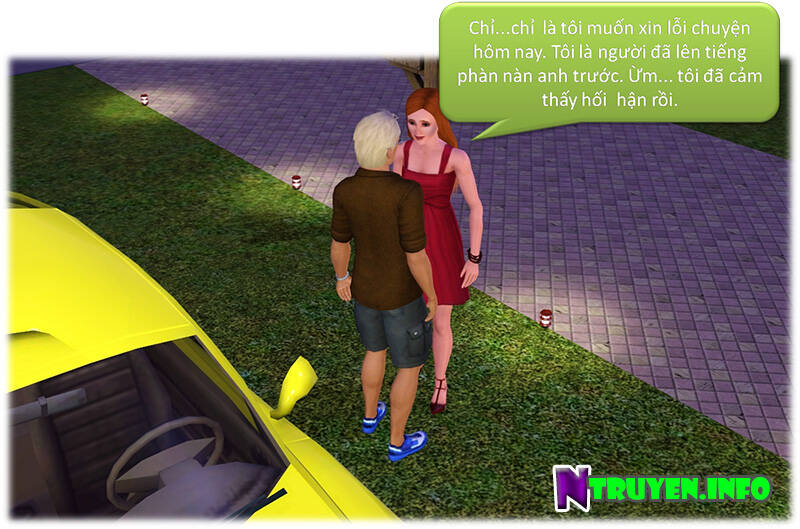 truyện sims - bí mật màu xanh chapter 2 42