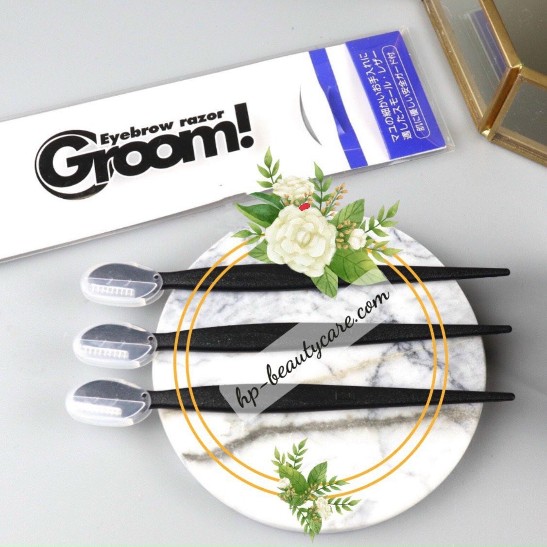 Dao Cạo Lông Mày Kai Groom 38531-HC1161 Màu Đen Lẻ 1 Cây