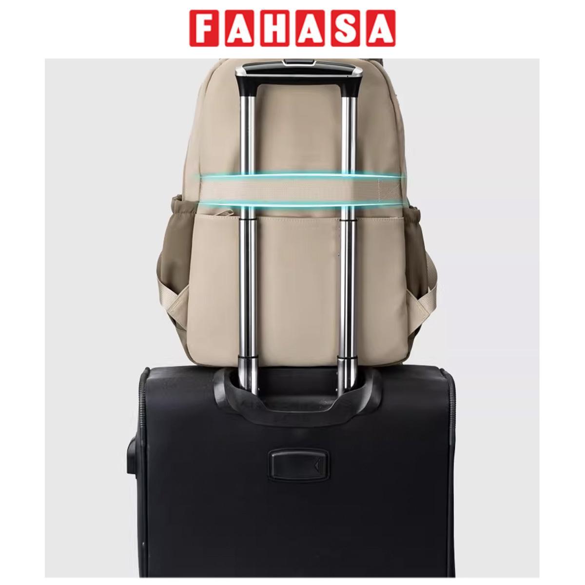 Ba Lô Thời Trang Kèm Huy Hiệu Hoạt Hình - Omaska 9628# - Màu Tím