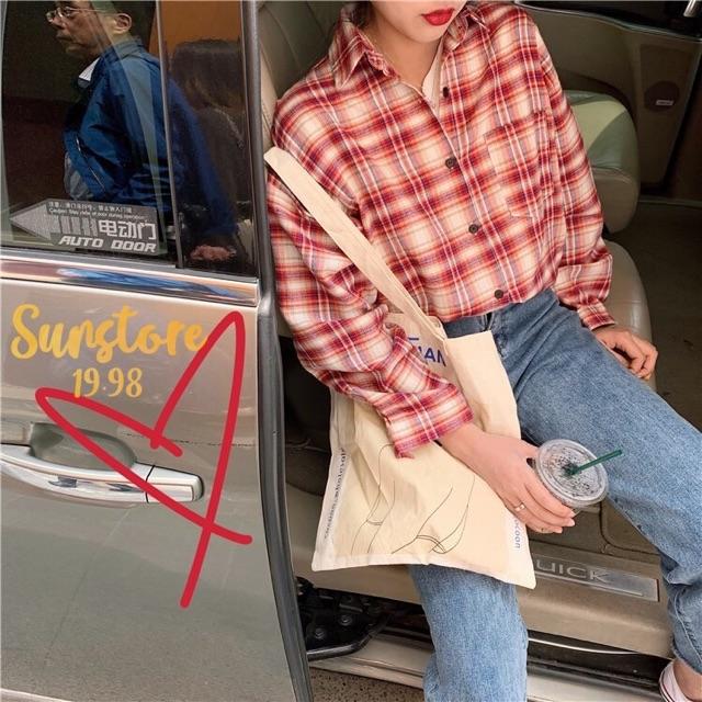 Áo khoác carô UNISEX nam nữ