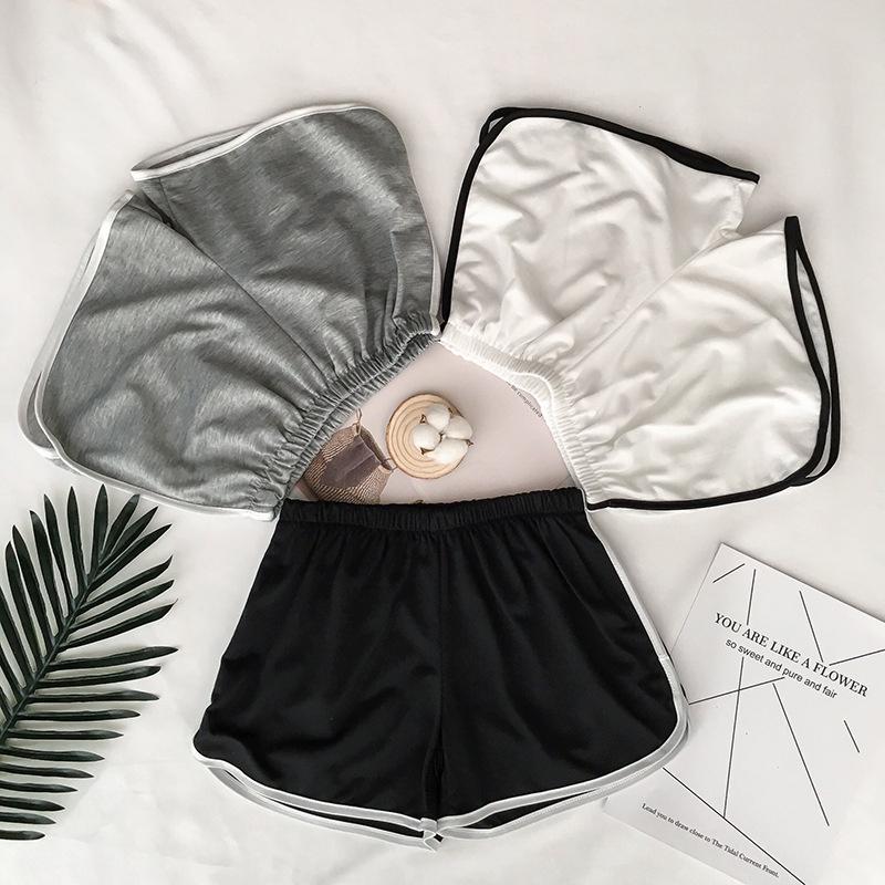Quần đùi nữ ống rộng cotton mềm mặc ở nhà, tập gym, đi ngủ, quần short nữ trẻ trung năng động, thoáng mát mùa hè, TF008