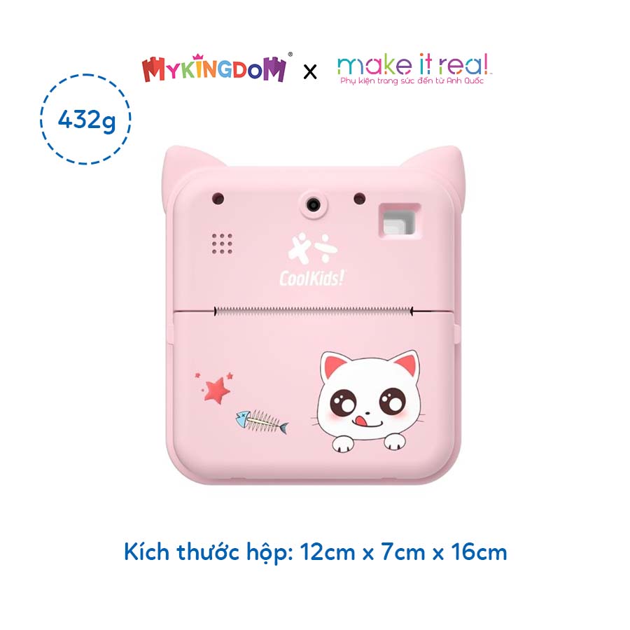 Đồ Chơi COOLKIDS Máy Chụp Ảnh Lấy Liền Mèo Kitty YT019/PK