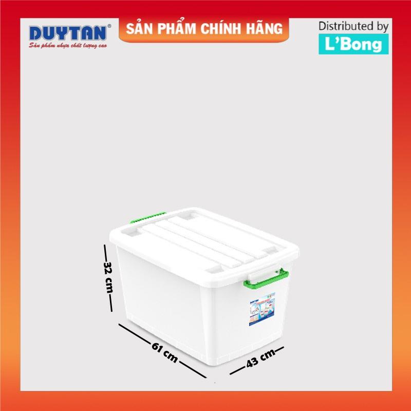 Thùng nhựa Duy Tân có bánh xe 55L 61*43*32cm