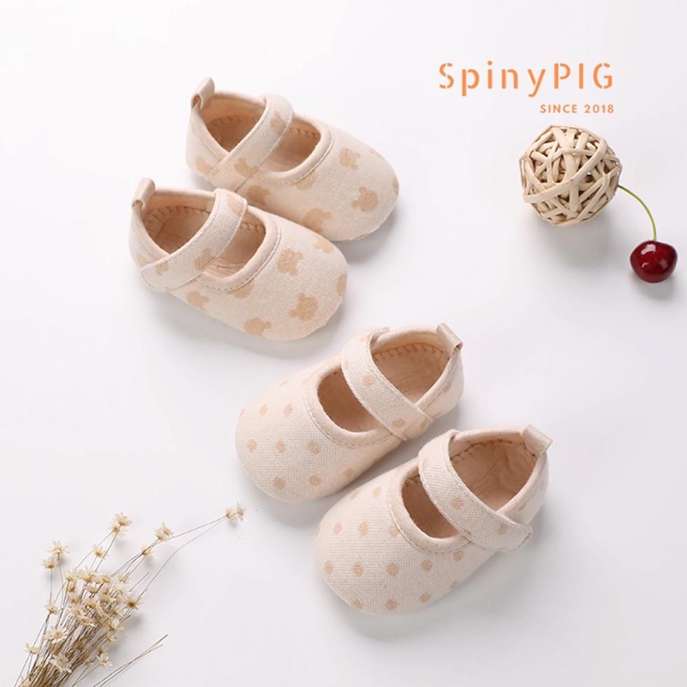 Cho Bé Giày tập đi cho bé 0-18 tháng tuổi 100% cotton hữu cơ tự nhiên không chất tẩy nhuộm chống trơn trượt hàng siêu x