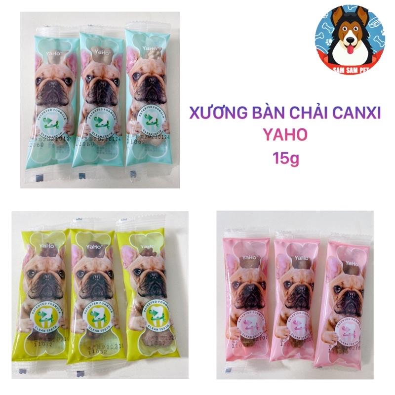 Xương gặm sạch răng,bổ sung Canxi cho chó Yaho(túi 15g)
