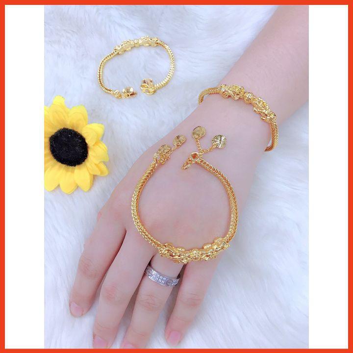 Lắc Tay Nữ Hình Tỳ Hưu Ngậm Châu