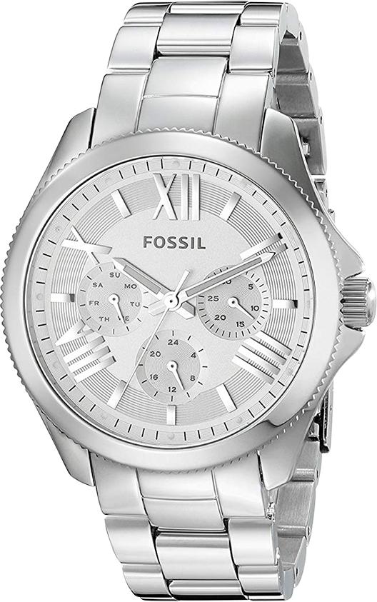 Đồng Hồ Nữ Dây Kim Loại Mixed Fossil LE1036 - Bạc (40mm)