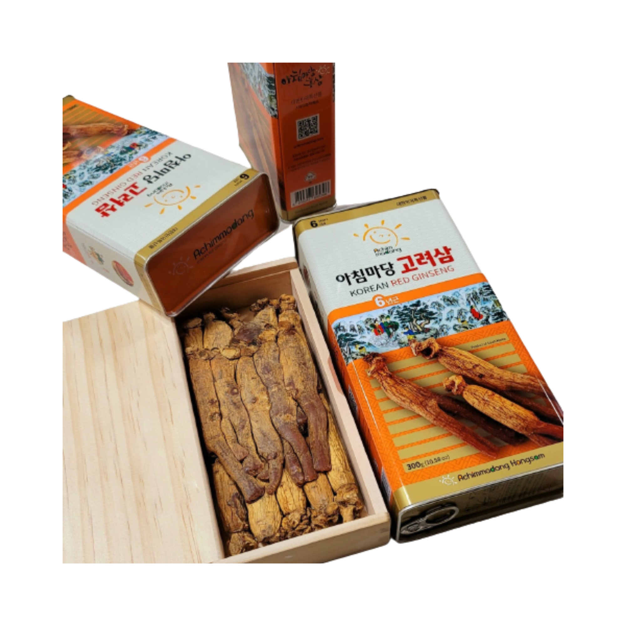 Nhân sâm củ khô thương hiệu cao cấp ACHIMMADANG hàn quốc hộp 300g x 20 Củ