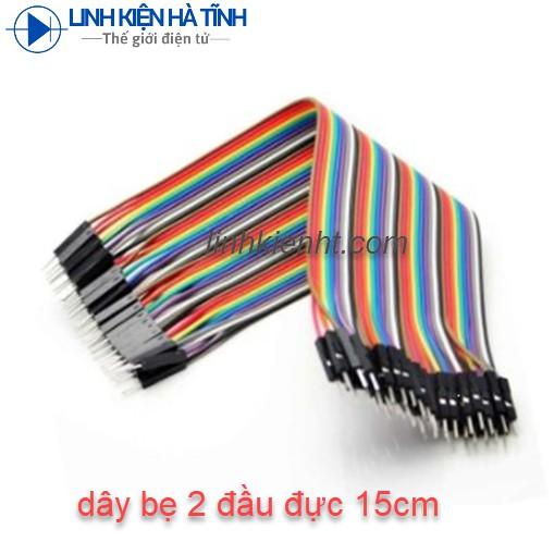 DÂY BUS DÂY CẮM TEST BOARD 15CM ĐỰC - ĐỰC