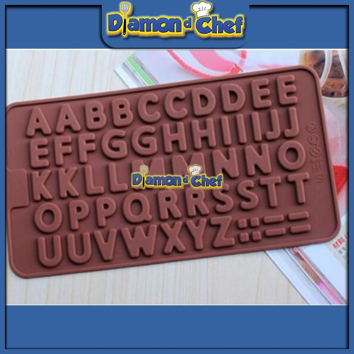 Khuôn Silicon Socola Bảng Chữ Cái