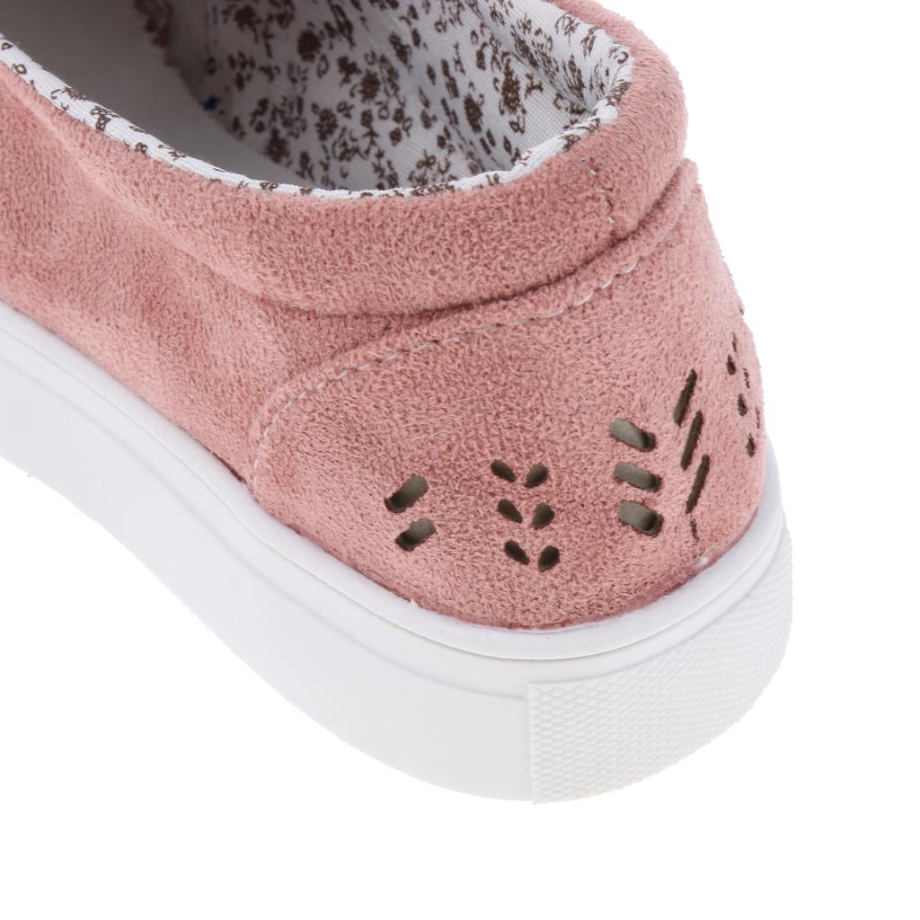 Women Casual Hollow Canvas Loafer Flats SlipOn Walking Shoes Sneaker