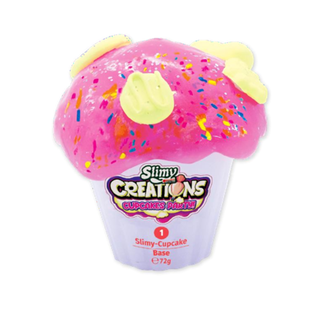 Đồ Chơi Bộ Slime Làm Bánh Cupcake Vị Dâu Hồng Đáng Yêu SLIMY 33047/PK
