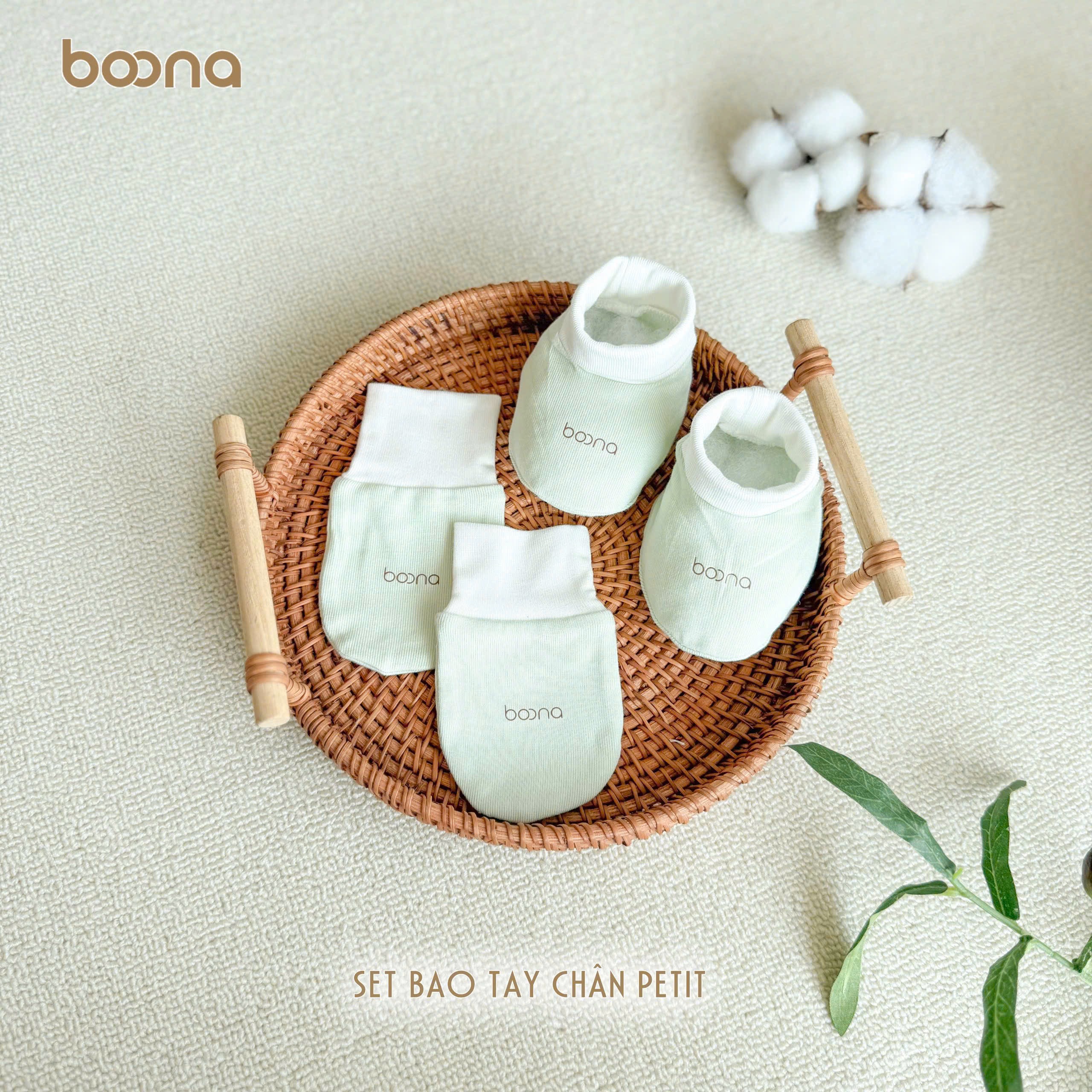 Set bao tay chân petit Boona cho bé