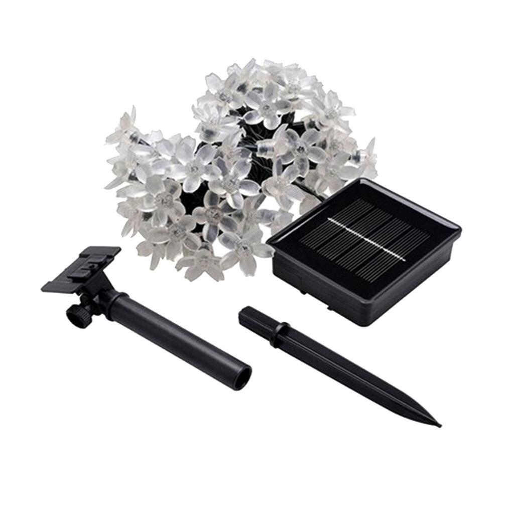 Outdoor Solar Powered 7m 50 LED String Lights Waterproof Lamp