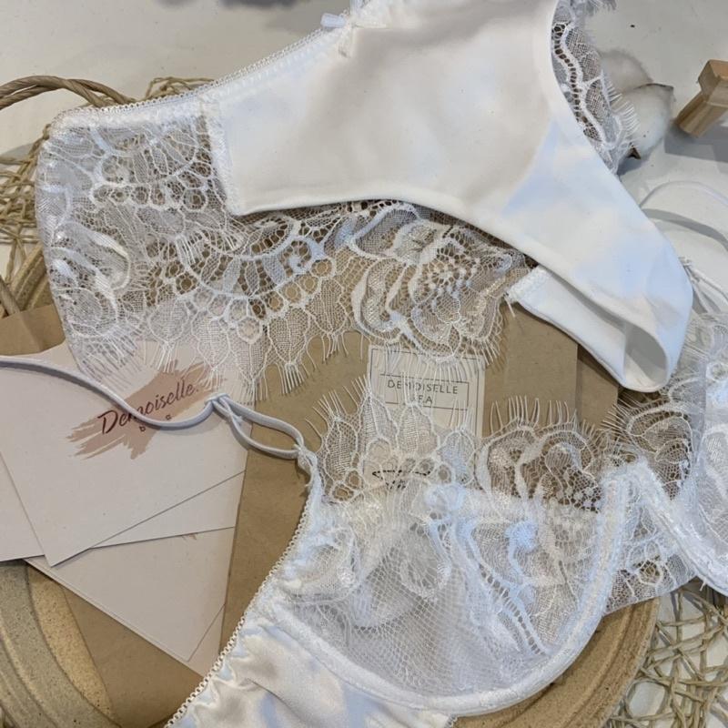 LOFIA LINGERIES - Set gọng ren mix lụa cao cấp
