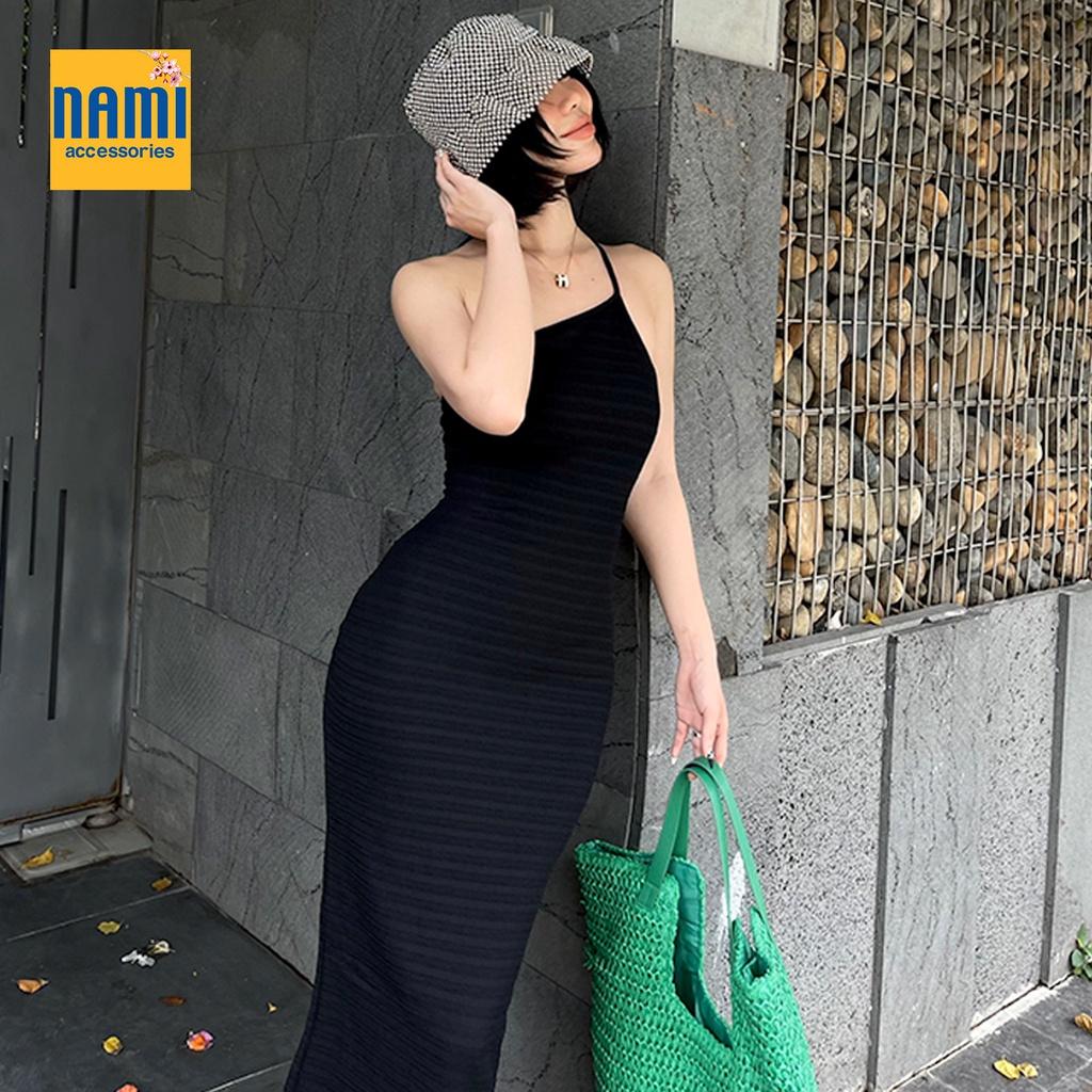 Đầm Ôm Body Lệch Vai Đơn Giản Nổi Bật Gợi Cảm Sexy - ATNU028
