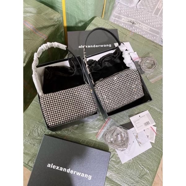 Túi nữ có quai xách và dây đeo chéo đính đá siêu đẹp + full box xịn xò